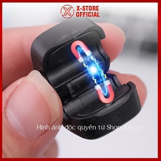 Kẹp giữ dây sạc bằng nhựa hít nam châm dán tường siêu dính giúp cố định dây điện, kẹp cố định dây sạc mini - KDSCNC