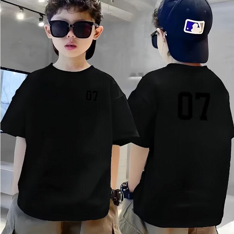 Cotton, 3/4-13/14, COD, Unisex, Áo, Cổ Thuyền, Hình, Hình In, Cao, Ngắn Tay