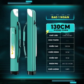 Bao đựng cần câu V5 RiceFishing kích thước 130cm màu sắc mới 2025 TC-24