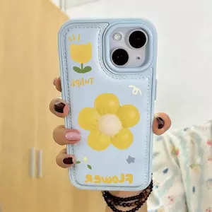 Hoa Dạng mềm mại thích hợp cho iPhone 171615 promax vỏ bánh mì 12pro11 mềm xr sáng tạo chống ngã mới