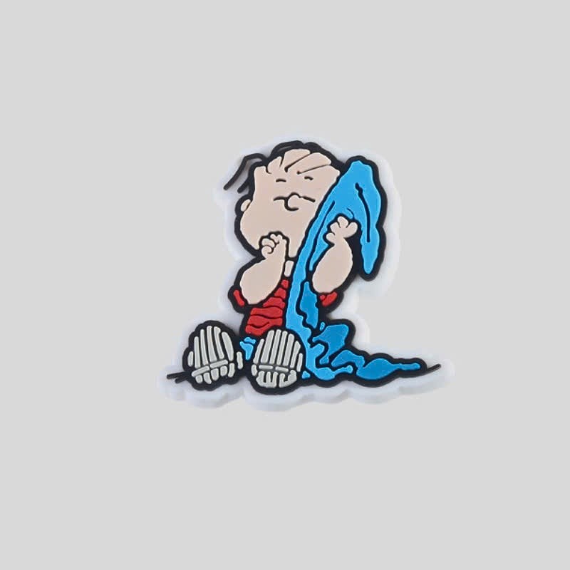 CHARM CHÍNH HÃNG: CHARM GẮN DÉP PEANUTS- HÀNG CHẤT DÀY - CỨNG- NÚT GẮN XỊN