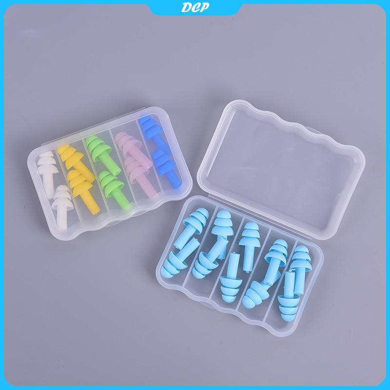 [DCP] 5 cặp Nút tai silicon nút tai Ngủ Nút tai giảm tiếng ồn [VN]