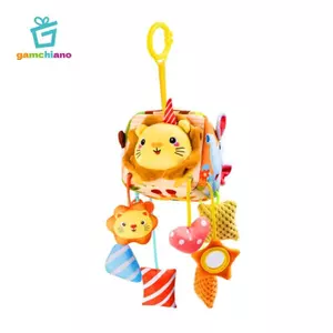 Gamchiano Hộp Khăn Giấy Cho Bé Cũi Lục Lạc Đồ Chơi Di Động Cho Trẻ Sơ Sinh Từ 0 Tháng Tuổi