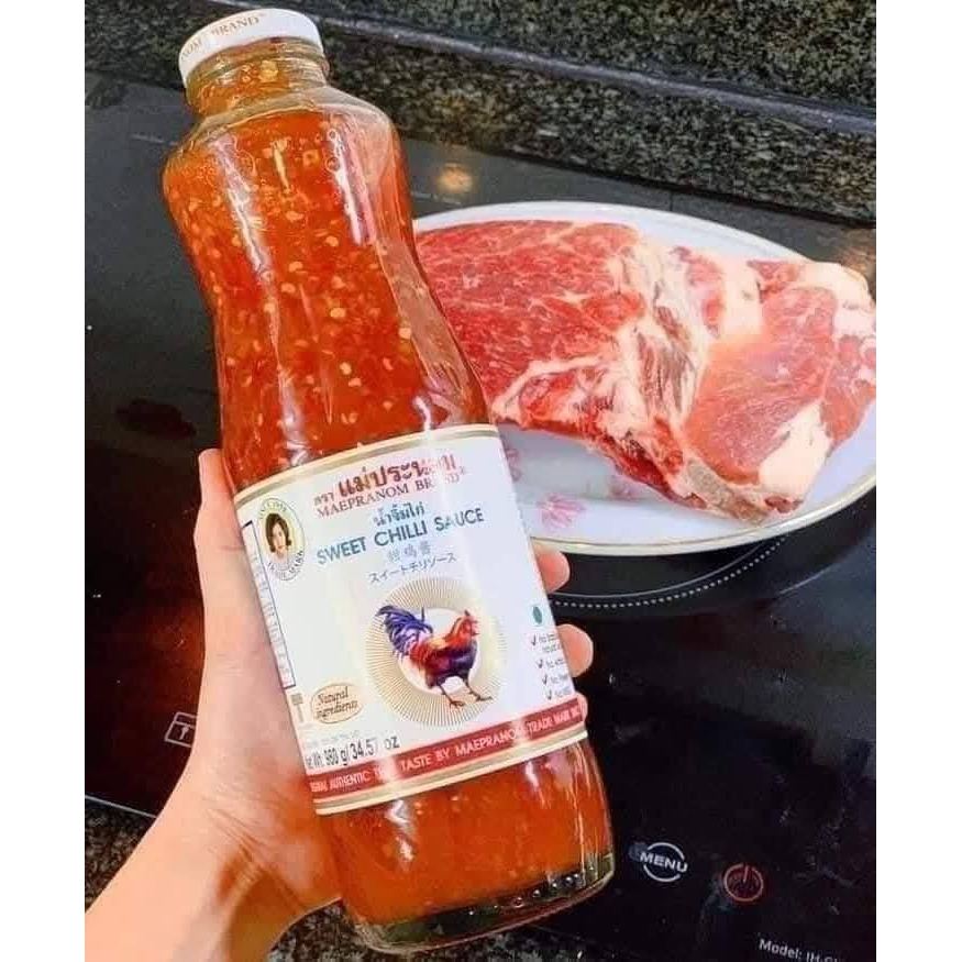 Sốt Ớt Chua Ngọt Maepranom 980g Thơm Ngon Đậm Vị Dùng Làm Sốt Ướp, Sốt Xào Chấm Gà Rán