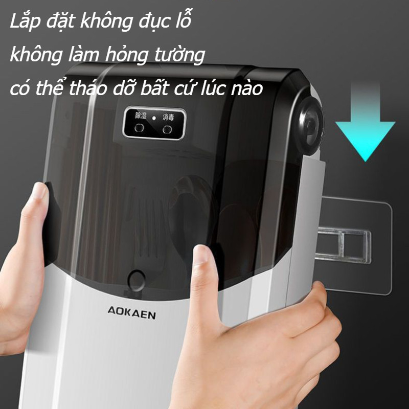 Máy Sấy & Khử Trùng Đũa Thìa Bằng Tia UV - Bảo Vệ Sức Khỏe Gia Đình, Ngăn Ngừa Ẩm Mốc & Bụi Bẩn Hiệu Quả