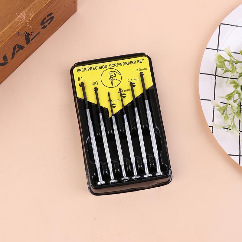 Bộ 6 cái tua vít đa năng cho sửa đồng hồ và kính - Dụng cụ tiện lợi