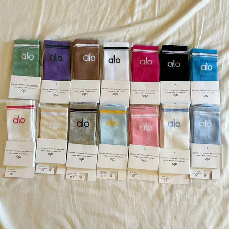 Tất Cotton Nguyên Chất Ống Dài cho Yoga và Thể Thao - Thoáng khí, Hút Mồ Hôi