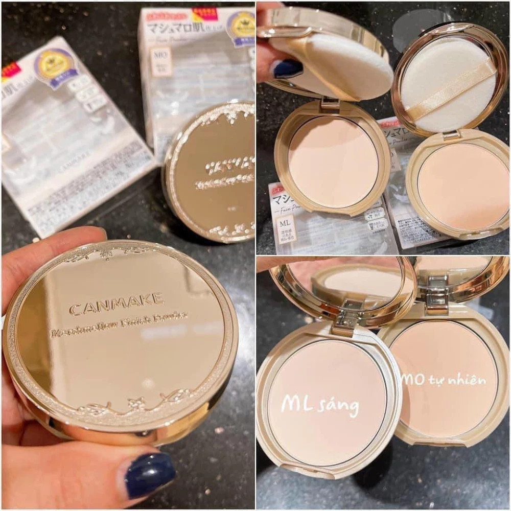 Canmake Marshmallow Finish Powder – Kiềm Dầu Tinh Tế, Lớp Nền Mịn Nhẹ