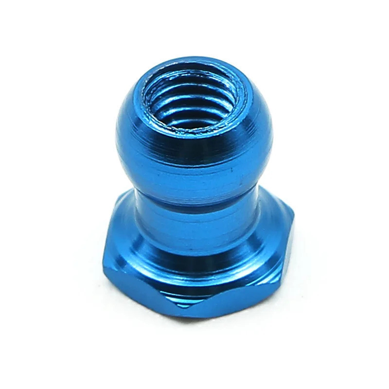 10 Chiếc 5 Mm Hợp Kim Nhôm Bóng Đầu Đai Ốc 53640 Cho Tamiya RC Xe Nâng Cấp Phần Phụ Kiện