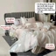 Bộ vỏ chăn ga 4 món chất Cotton Memminbedding luxury kết hợp với kỹ thuật may độc đáo của Hàn Quốc.
