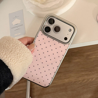 [Sheren] Ốp Điện Thoại Mèo Hồng Thích Hợp Cho i17 16 15 14 13 12 11 pro max Vỏ Bảo Vệ Chống Sốc