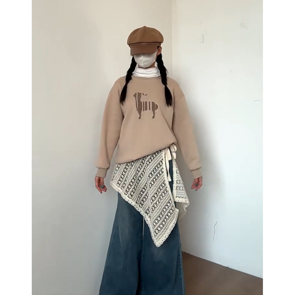 Milyfashion Phong Cách Dân Tộc Retro Ngọt Ngào Móc Rỗng Ren Không Đều Rèm Xếp Lớp Tất Cả Trận Đấu Ren-Up Váy