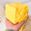 Đồ chơi bóp phô mai khổng lồ thực tế Đồ chơi Fidget phô mai kích thước cực lớn Phục hồi chậm Hình dạng Bóng thông hơi saixit2vn