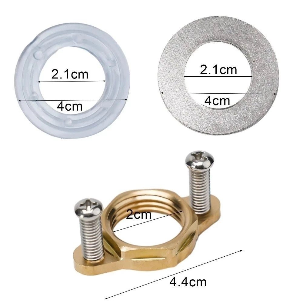 Phụ tùng sửa bồn rửa chén đai ốc cố định vòi Kèm Đệm Cao Su，Đai Ốc Cố Định Chân Vòi Nước，Cố định vòi nước bồn rửa chén