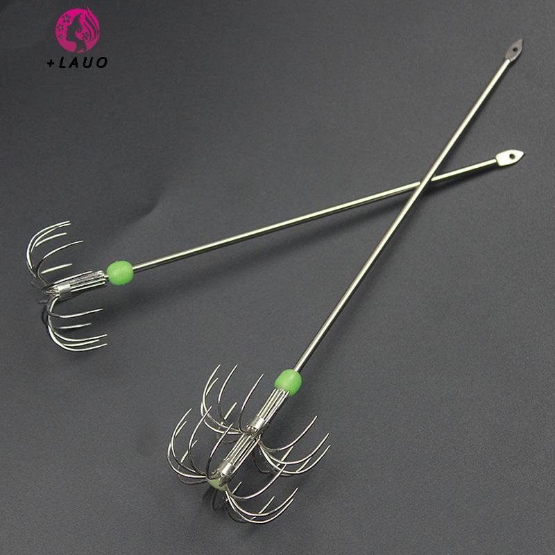 Ô Móc Mực Bạch Tuộc Câu Cá Jig - Thép Không Gỉ Hai Lớp Springevenstar