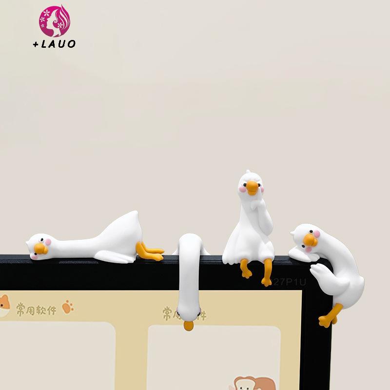 Springevenstar Nhựa Hoạt Hình Trang Trí Động Vật Cho Bàn Làm Việc Bảng Điều Khiển Ô Tô Màn Hình TV Ý Tưởng Quà Tặng Dễ Thương 3D Du Hình Nhựa Mini Du Trang Trí Playful Springevenstar