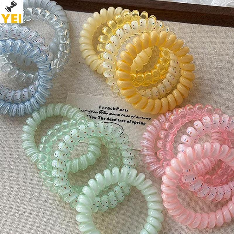 Dây buộc tóc chấm bi dừa nho, chất lượng cao Hàn Quốc - Tươi mới và đa năng