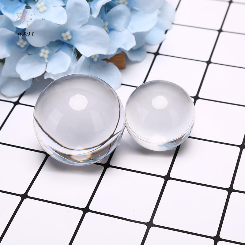 Hnkmp 40/50mm kính quả cầu pha lê bóng trong suốt, đạo cụ chụp ảnh, quà tặng trang trí.
