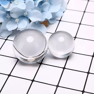 Hnkmp 40/50mm kính quả cầu pha lê bóng trong suốt, đạo cụ chụp ảnh, quà tặng trang trí.
