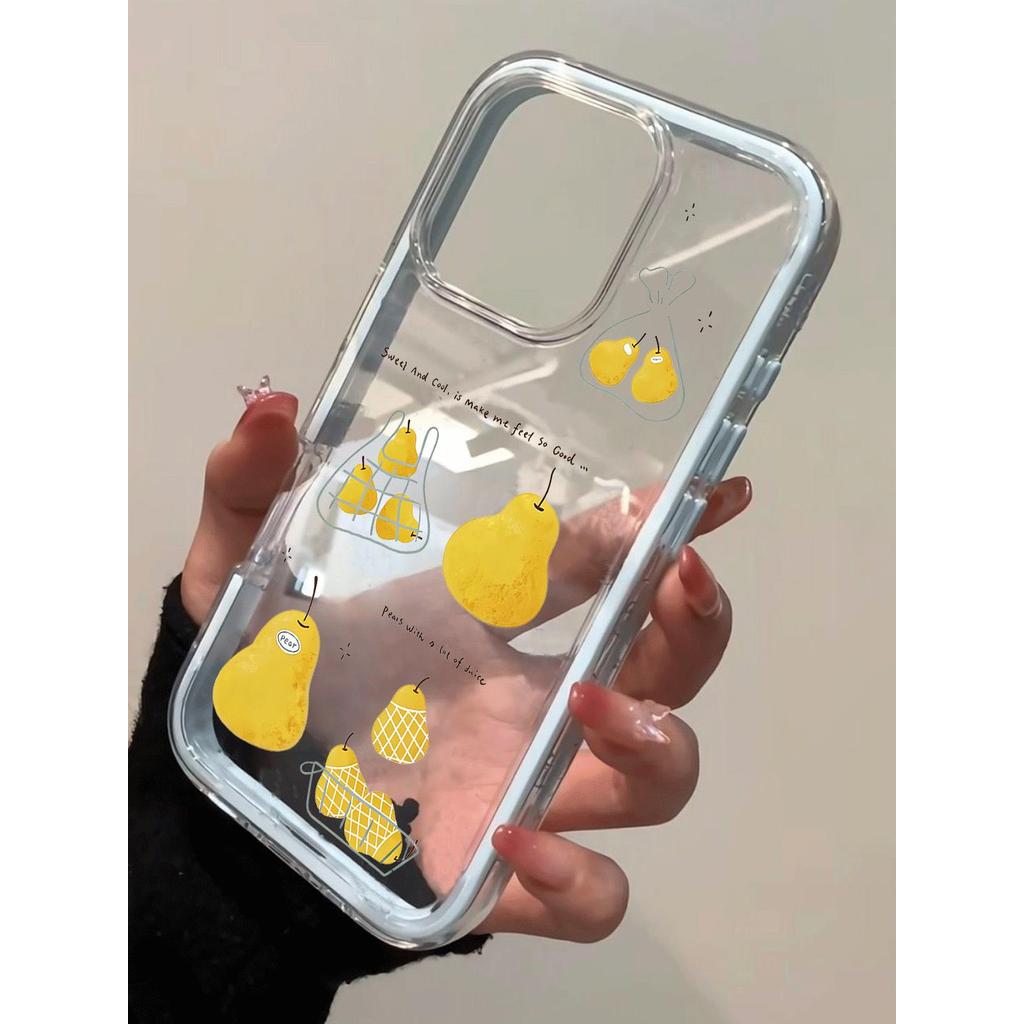 Vanilla lưới túi minh họa cho 16 trường hợp iPhone 17Air 3 trong 1 bezel 14 13 11Pro