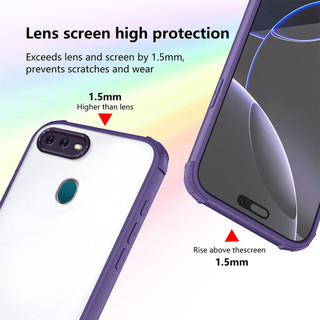 Áp dụng cho Ốp lưng OPPO A7 AX7 A5S A12 AX5S A12 A12S a11k CPH1909 CPH1920 Đệm khí bốn góc trong suốt cao cấp bảo vệ vỏ mềm chống sốc QIHW SCZF