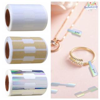 ITRUMPET 500 Chiếc Nhãn Giá Trang Sức, Giấy Kraft Trống Vòng Cổ Giá Thẻ, Công Cụ Trưng Bày Sáng Tạo Vòng Tay Trang Trí Thủ Công Hangtags