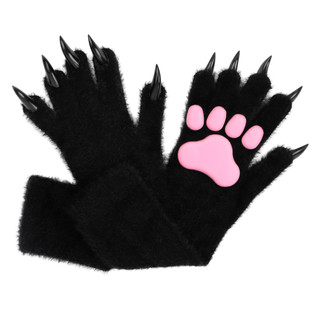 Găng tay Silicone Halloween với móng vuốt dài và chân thực, phù hợp cho cosplay hay trang phục Halloween.