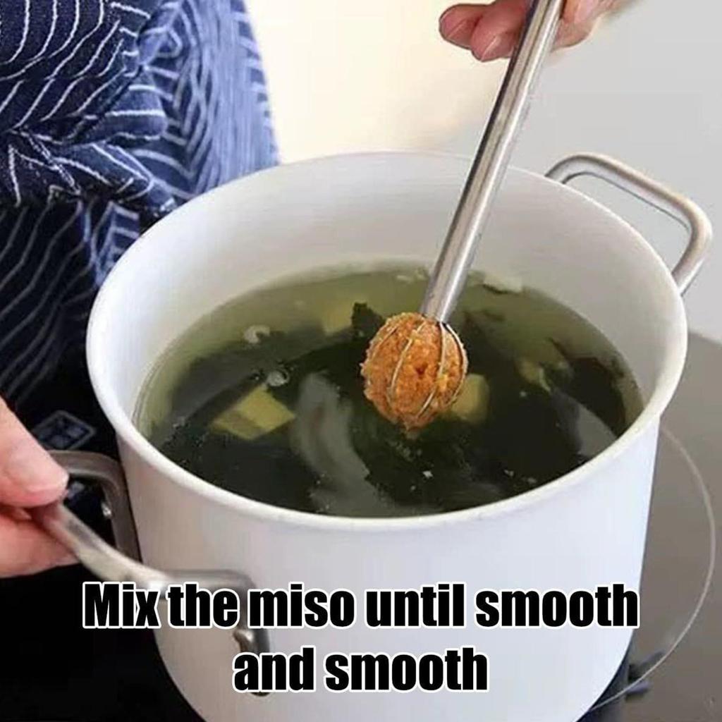 Thép không gỉ Miso Khuấy Dính Hai Đầu Đánh Kem Hướng Dẫn Sử Dụng Người Gửi Thìa Khuấy Thực Phẩm Máy Xay Sinh Tố Dụng Cụ Nhà Bếp mueadsyvn