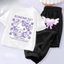 Hello Kitty Hoạt Hình Bé Gái Hai Mảnh Trang Phục Áo Thun Tay Ngắn Và Quần Dài Dễ Thương Đồ Chơi Thường Ngày