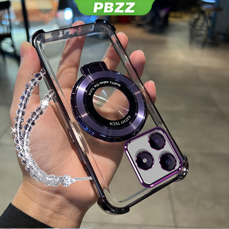 Ốp cho realme Note 60 realme Note 60x Ốp điện thoại Ốp mềm Ốp chống sốc Silicon thiết kế mới trong suốt thẩm mỹ có giá đỡ dây đeo dễ thương sjslwxzj01