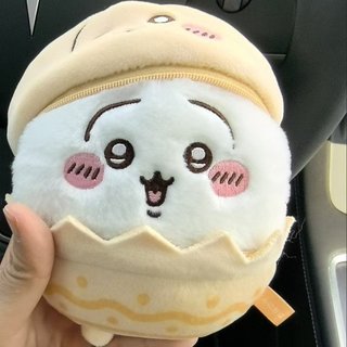 Móc khóa thú bông Chiikawa – Trứng Phục Sinh 15cm – Vải mềm mịn, móc thép cứng – Treo túi, balo – Đồ sưu tầm cho trẻ