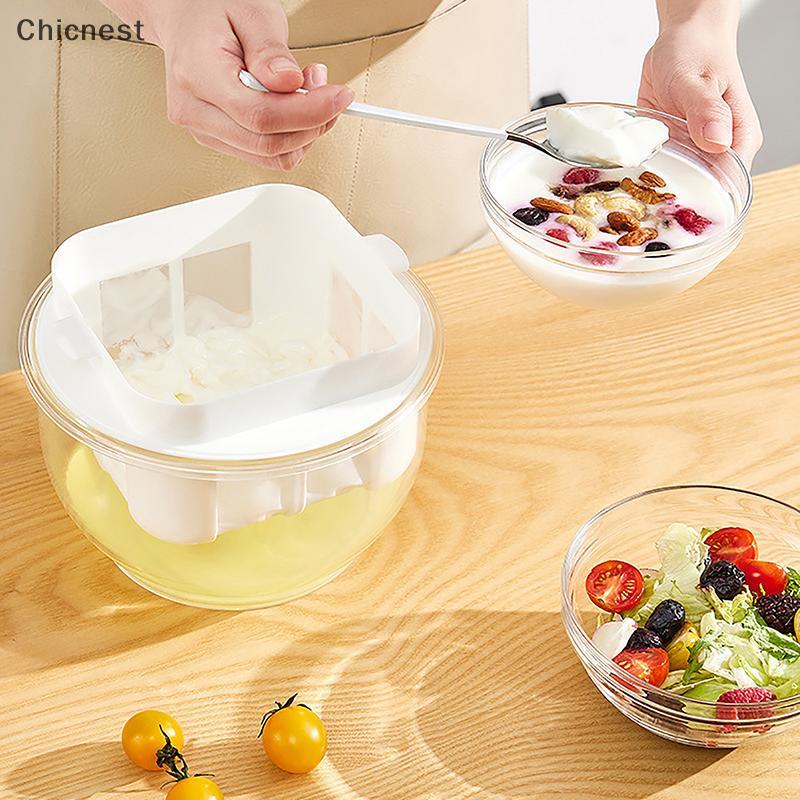 [Chc] Máy Lọc Sữa Chua Cà Phê Tự Làm Hy Lạp- Sữa Chua Đậu Nành Phô Mai Whey Tách Thoát Nước Lưới Mịn Lọc [VN]