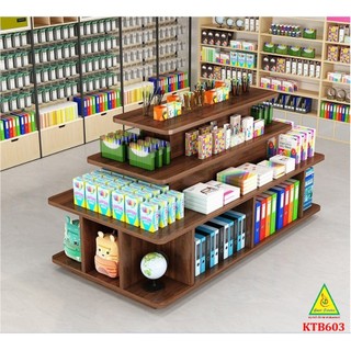 Kệ trưng bày sản phẩm gọn gàng hiện đại KTB603 - NỘI THẤT LẮP RÁP VIENDONGADV