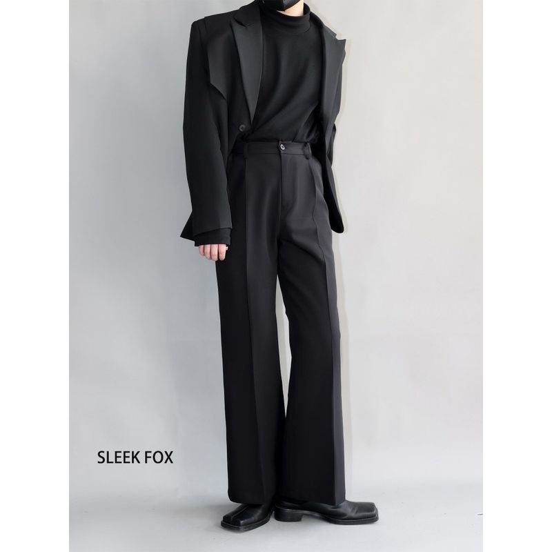 Bộ đồ vest công sở nam slim fit phong cách Mỹ, thoáng khí, phù hợp làm việc hàng ngày