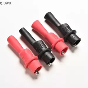 QIUWU 1 Cặp Kẹp thử nghiệm cá sấu cá sấu cho đầu dò vạn năng Fluke.