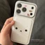 Ốp Điện Thoại Da Thỏ Hoa Dễ Thương Cho iPhone 17 16 15 14 13 12 11 Pro Max X Xr Xs Max