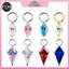 MYPANDA F136 Mặt dây chuyền titan cz charm cho piercings helix và earlobe