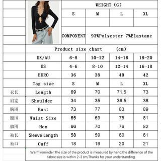 Top NgựcSlim-fit Ren Xoắn Dài Tay Cổ Chữ V Màu Đen Size XL