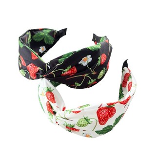 Băng đô hoa Berry vành rộng ngọt ngào - Phụ kiện tóc thời trang dành cho đi chơi