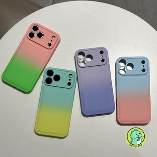 Ốp điện thoại Gradient màu kẹo phồng cho Xiaomi 17 Pro Max 15 Pro 14 Poco F8 Pro F7 Pro F6 Pro 5G 4G Vỏ mềm đơn giản dễ thương