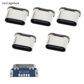 [Hộp lưu trữ] 2 Cổng sạc cho PCB Hàn DIY Bộ chuyển đổi sửa chữa USB Loại C Nữ Ja 5Pin SMD SMT Type-C Soet Đẹp