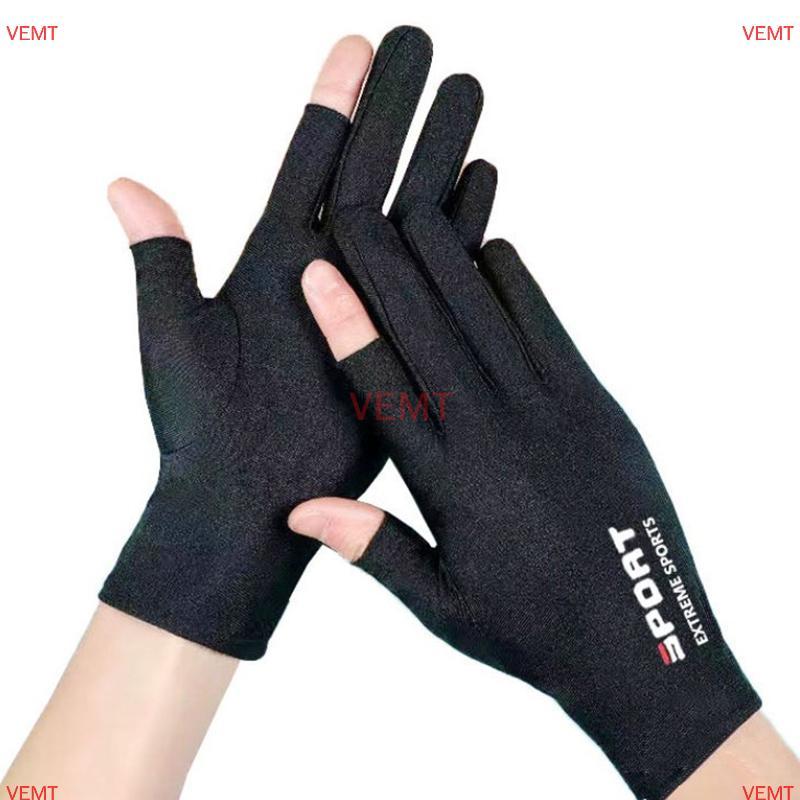 Găng Tay Ice Silk Sun Proction Nam - Thoáng Khí cho Lái Xe và Câu Cá