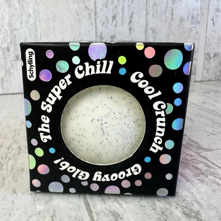 Schylling NeeDoh Quả Cầu Tuyết Crunch Bóp Bóng Trắng Họa Tiết Co Giãn Cảm Giác Fidget Đồ Chơi