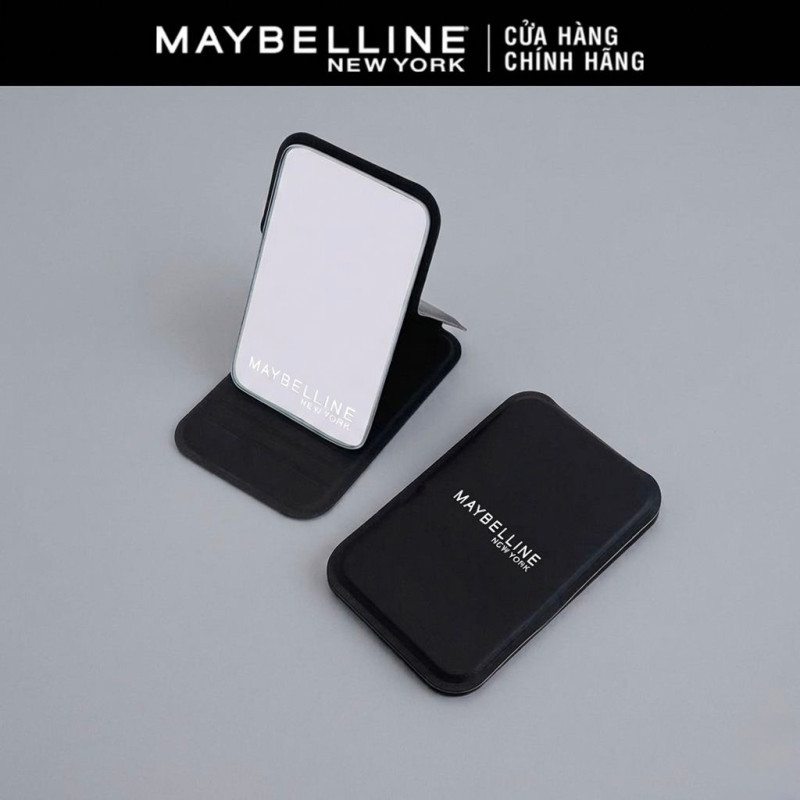 [QUÀ TẶNG KHÔNG BÁN] Gương trang điểm tiện lợi gấp gọn màu đen Maybelline New York