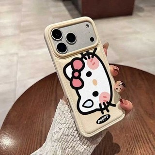 Ốp lưng iPhone 17 16 15 14 13 12 11 Pro Max X XR Max 7 8 Plus Phim hoạt hình dễ thương KT Cat Case