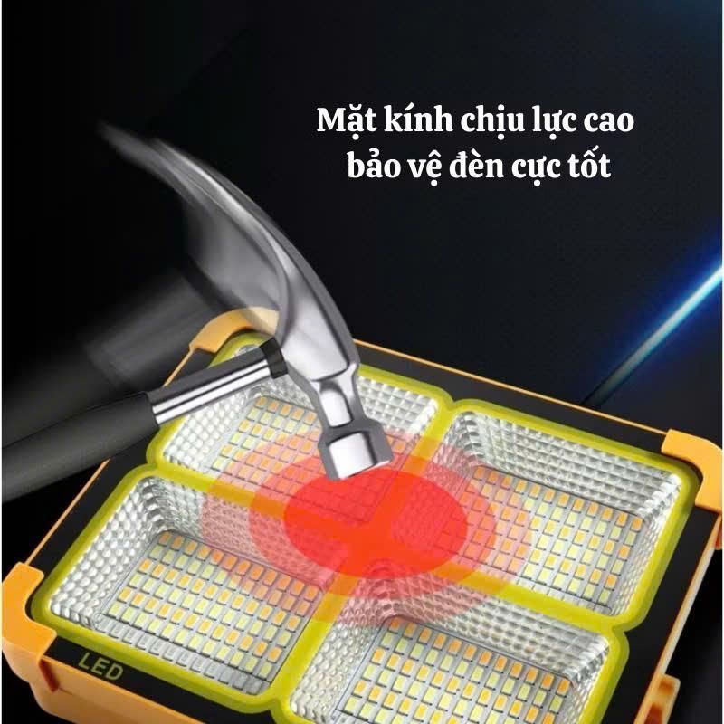 Đèn Led chiếu sáng - Đèn Led Năng Lượng Mặt Trời Cầm Tay , Đèn Tích Điện Chống Nước. C87 SHOP