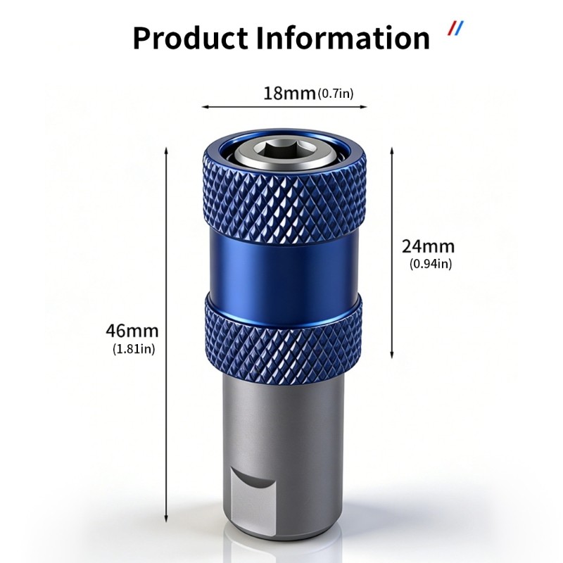 HL M10 Lục Giác Phát Hành Nhanh Tự Động Khóa Adapter Bộ Chuyển Đổi Máy Khoan Điện Cho Máy Khoan Điện Sang Tua Vít Chuyển Đổi T