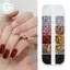 PUSKY 1mm Mini Ngôi Sao Lấp Lánh Móng Tay Lấp Lánh Tình Yêu Trang Trí Móng Tay Móng Tay Thiết Kế Salon Phụ Kiện Dễ Thương DIY Nail Art Design VN