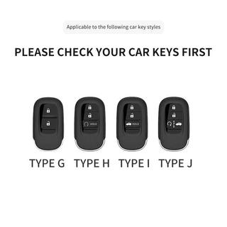 Vỏ Chìa Khóa Ô Tô Vỏ Fob Cho Xe Honda 2022 2023 2024 2025 Cho Civic Cho Accord Cho CR-V Cho HR-V Cho Phi Công PU Chìa Khóa Phụ Kiện