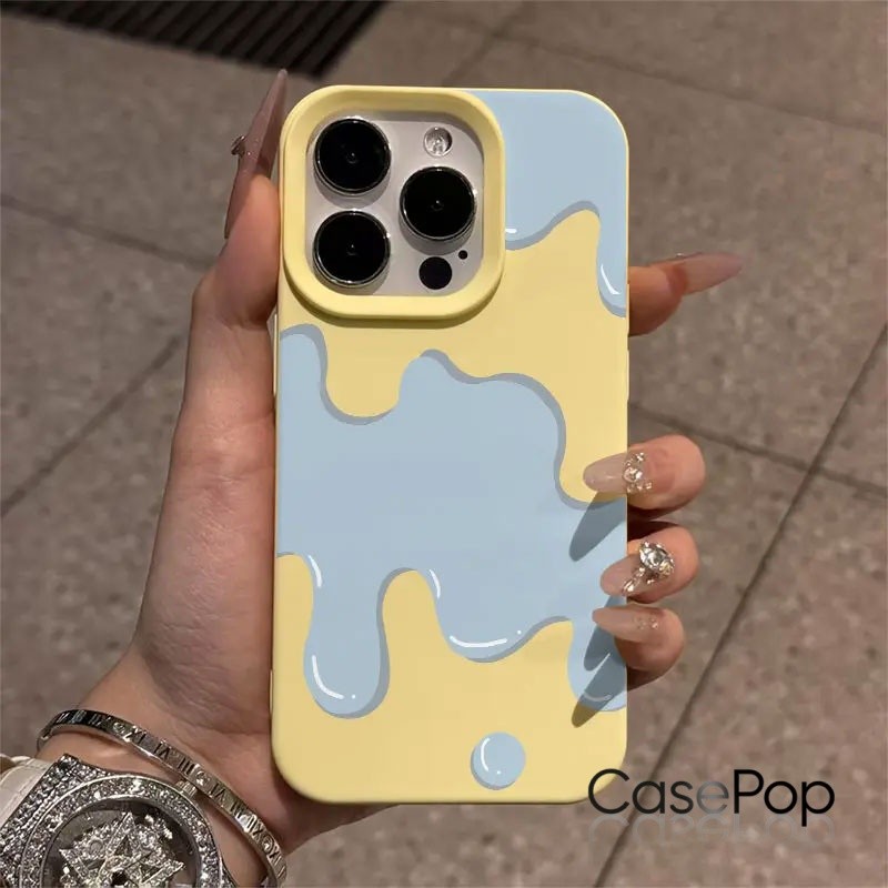 Ốp Silicon Kèm Túi Nhỏ Chống Rơi Cho iPhone 11-16 Pro Max